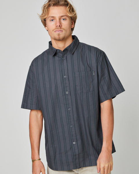 Camisa Gris Manga Corta Quarter