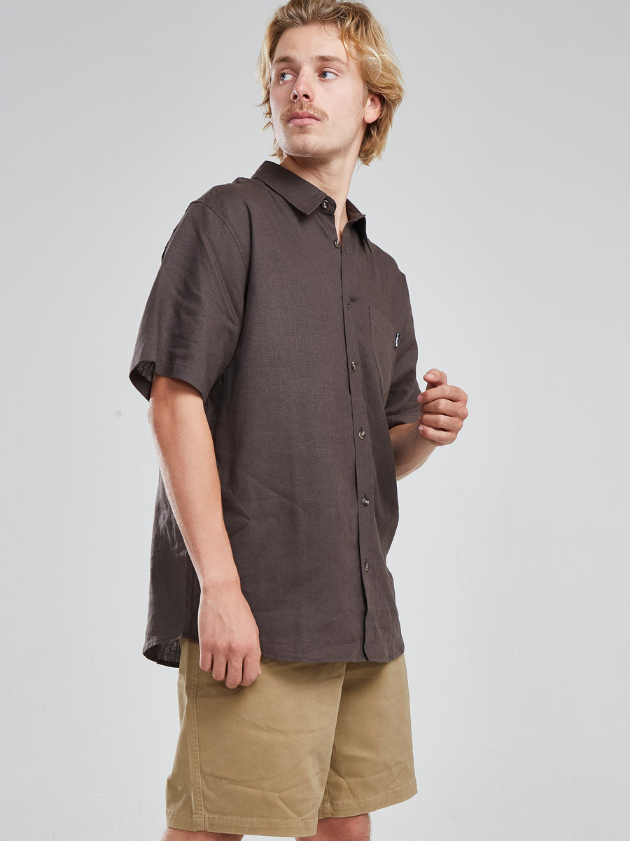 Camisa Solid color negra