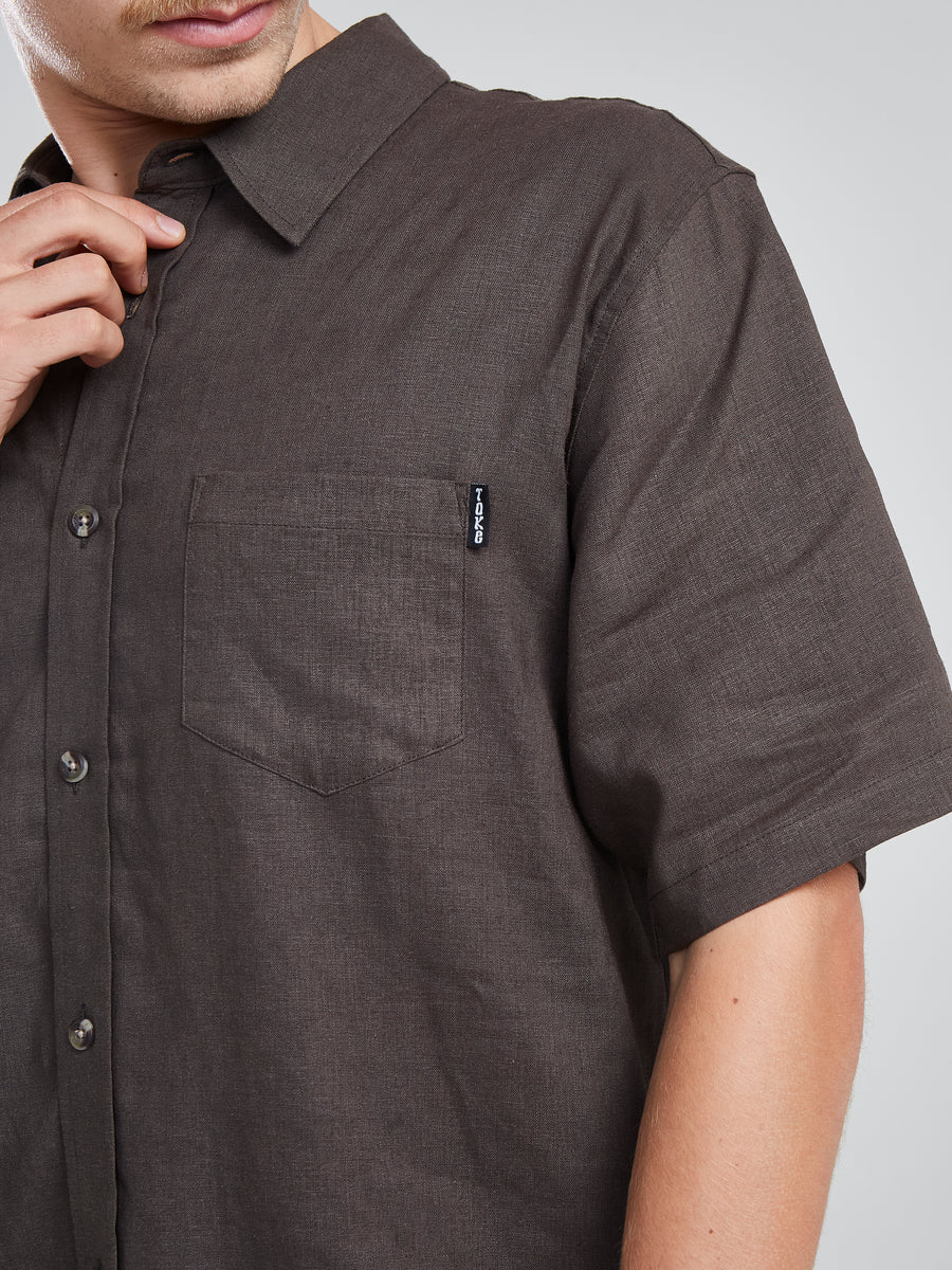 Camisa Solid color negra