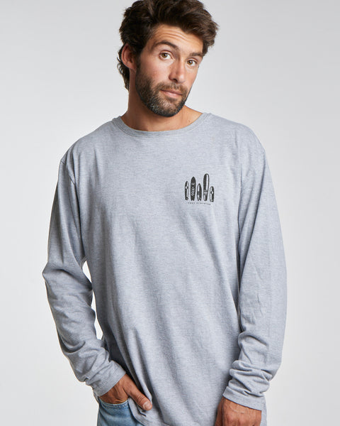 Polera ML Malibu Gris Claro