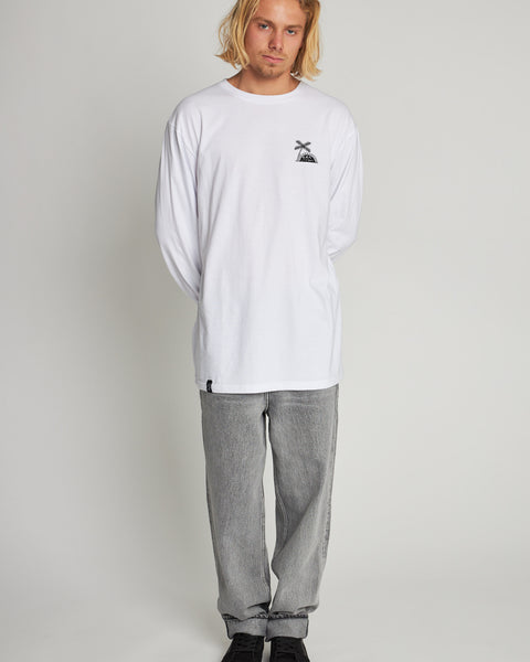 Polera Blanca Manga Larga Company