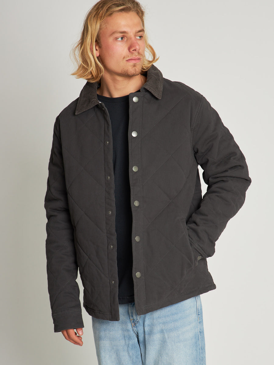 Chaqueta Gris Hombre Canvas Basket