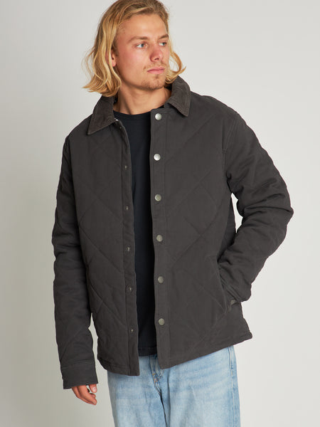 Chaqueta Gris Hombre Canvas Basket