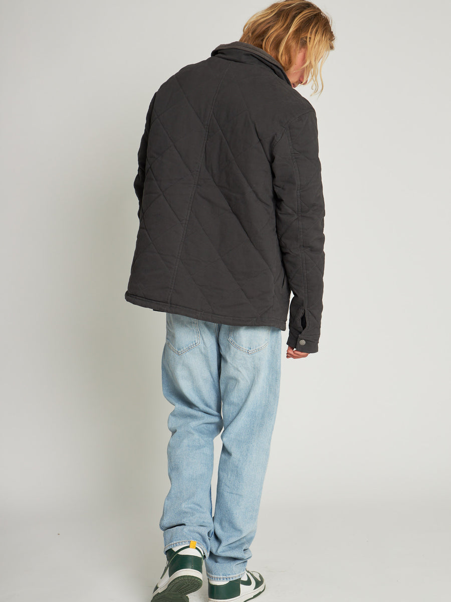 Chaqueta Gris Hombre Canvas Basket