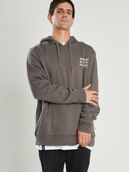 Poleron Hoodie Hombre The Best Gris