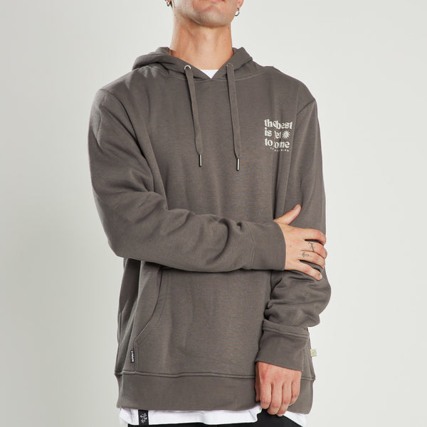 Poleron Hoodie Hombre The Best Gris
