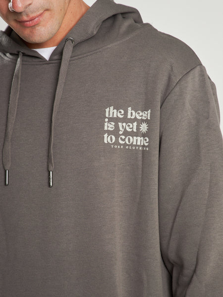 Poleron Hoodie Hombre The Best Gris