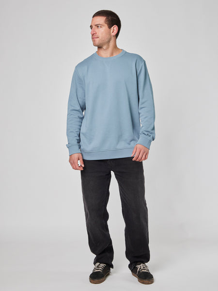 Poleron Celeste Hombre Crew