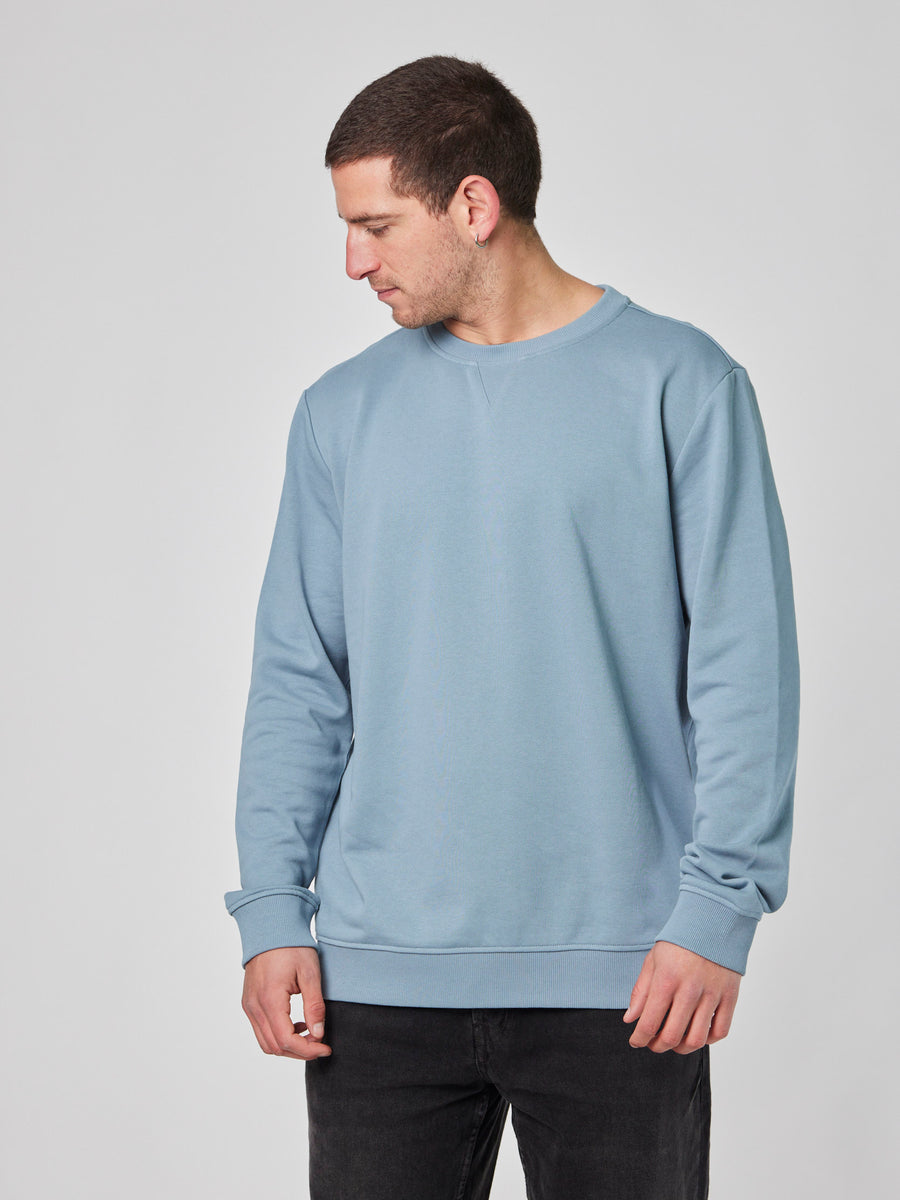 Poleron Celeste Hombre Crew