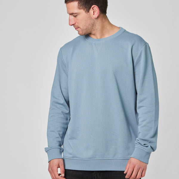 Poleron Celeste Hombre Crew