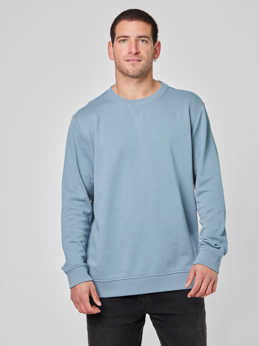 Poleron Celeste Hombre Crew