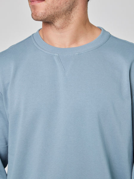 Poleron Celeste Hombre Crew