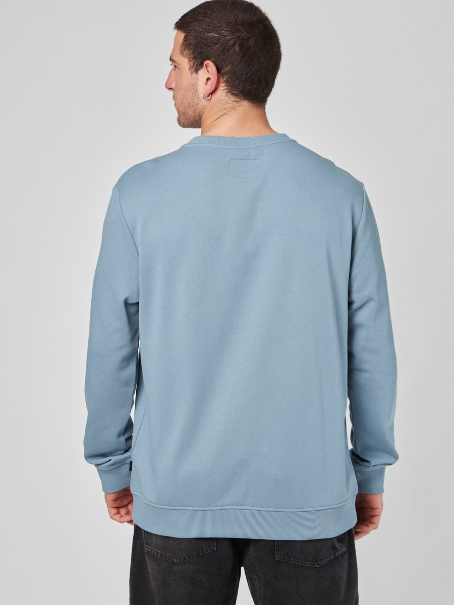 Poleron Celeste Hombre Crew