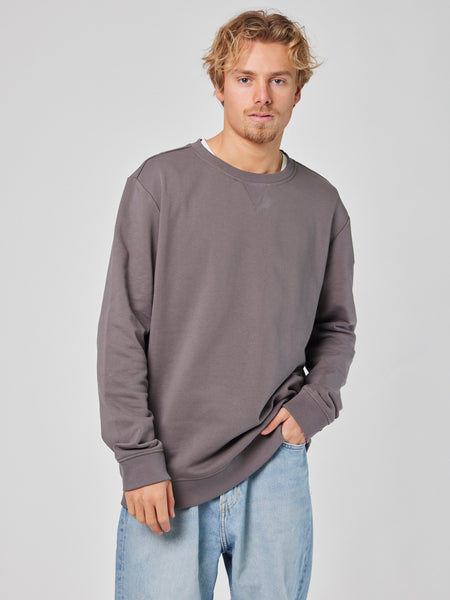 Poleron Gris Hombre Crew