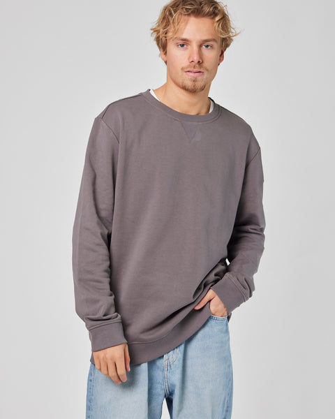 Poleron Gris Hombre Crew