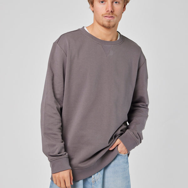 Poleron Gris Hombre Crew