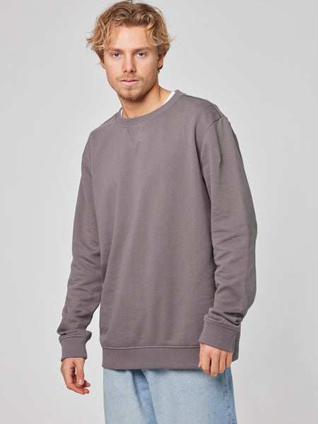 Poleron Gris Hombre Crew