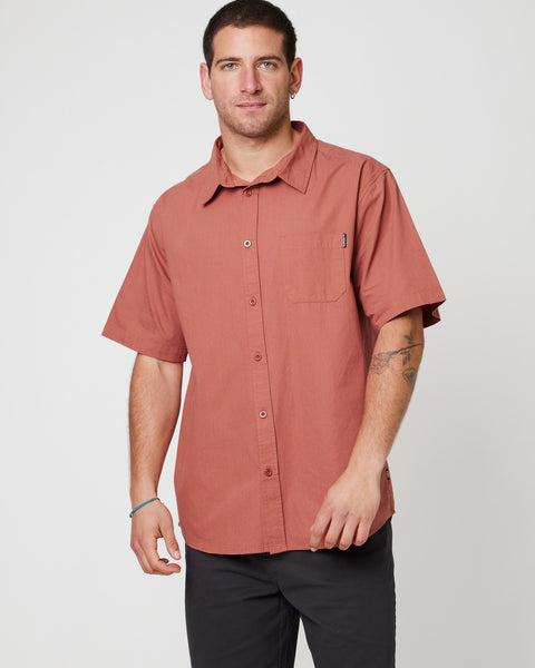 Camisa Solid Burdeo