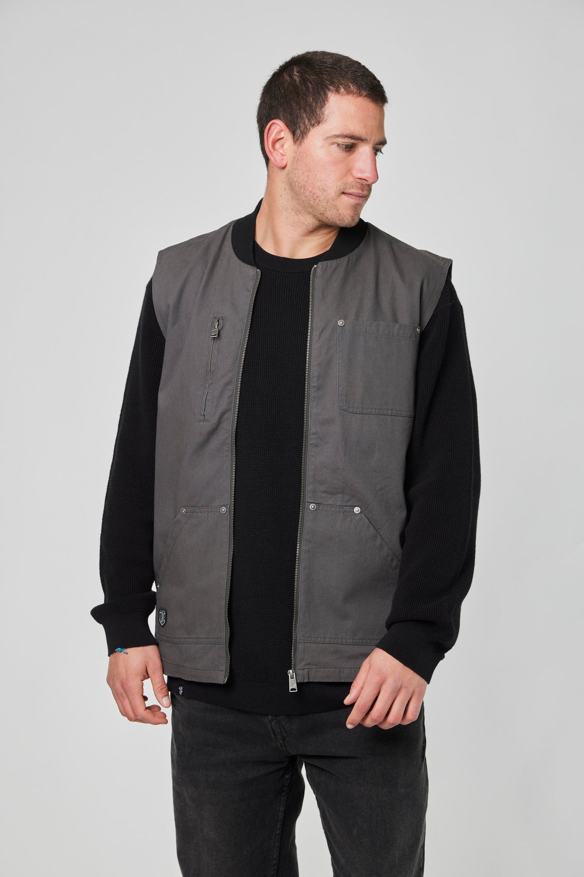 Chaqueta Gris Roadie