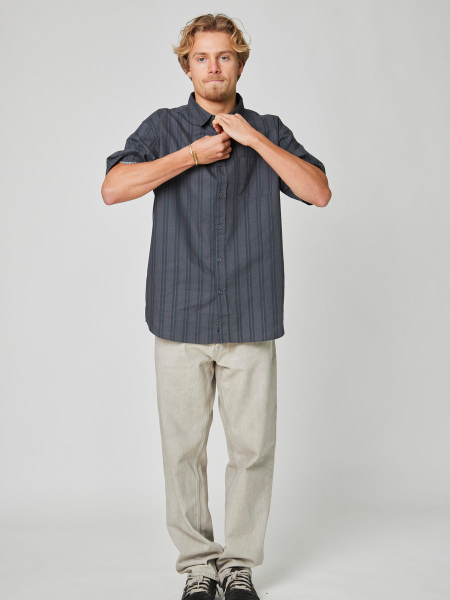 Camisa Quarter Gris