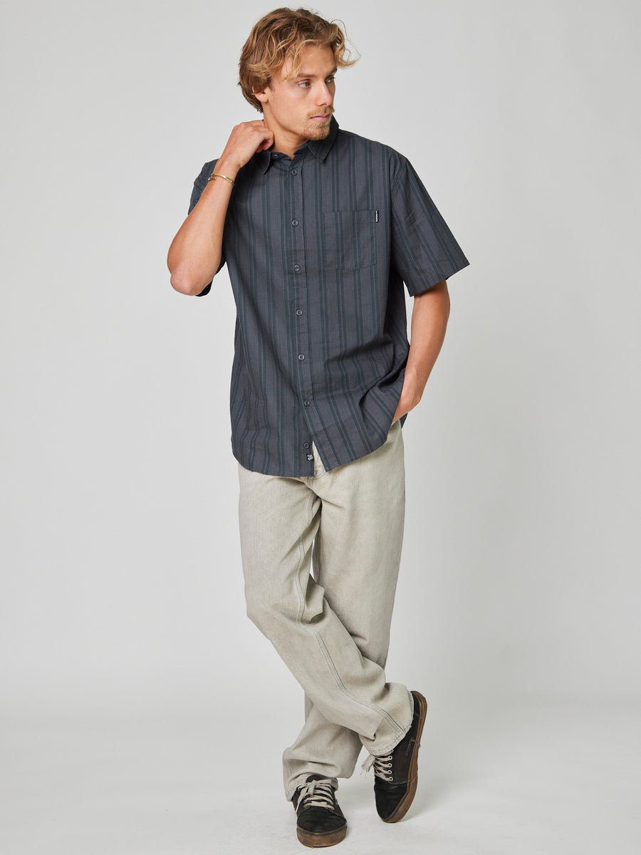 Camisa Quarter Gris