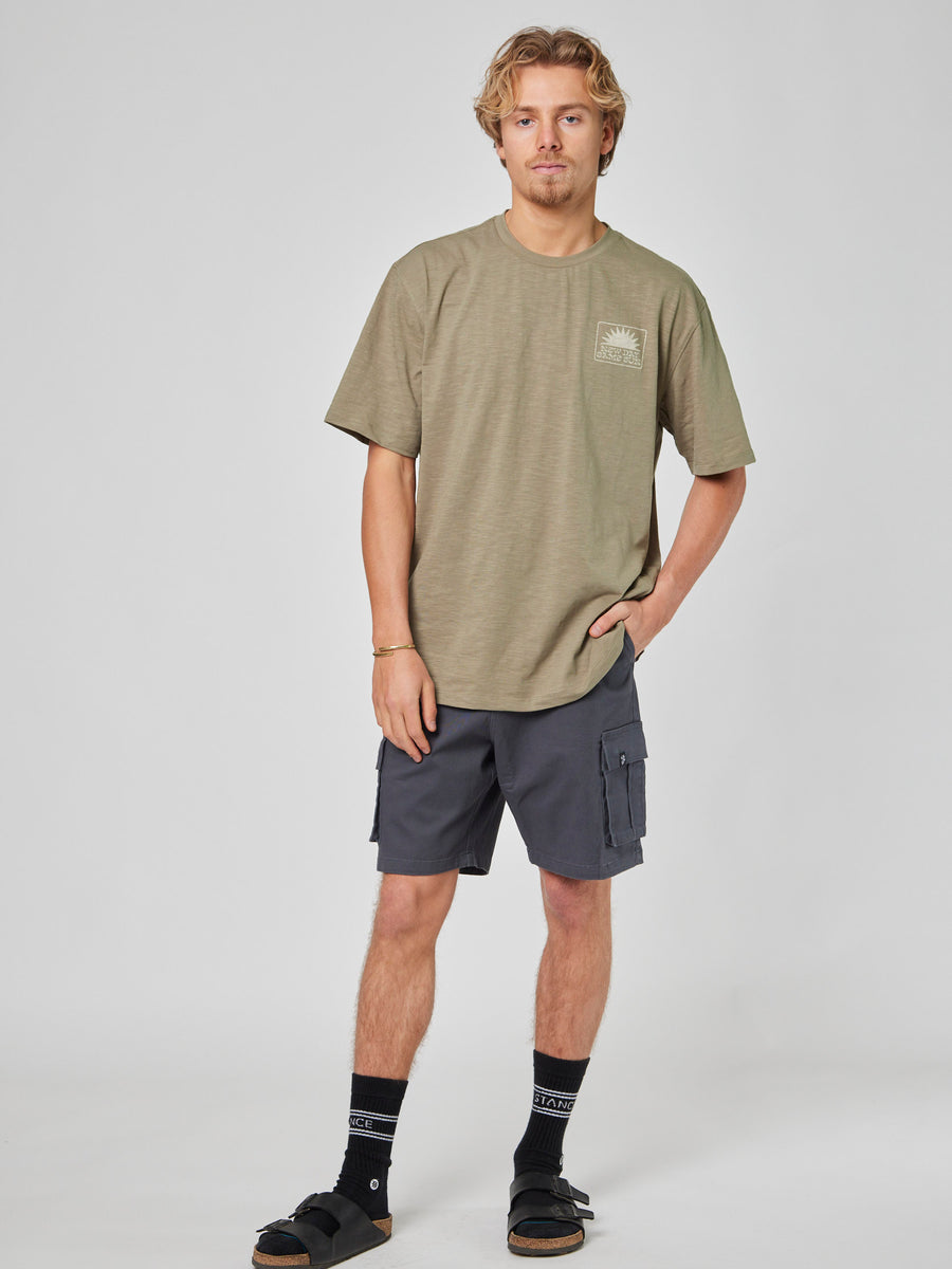 Polera Verde Hombre Manga Corta Sunday
