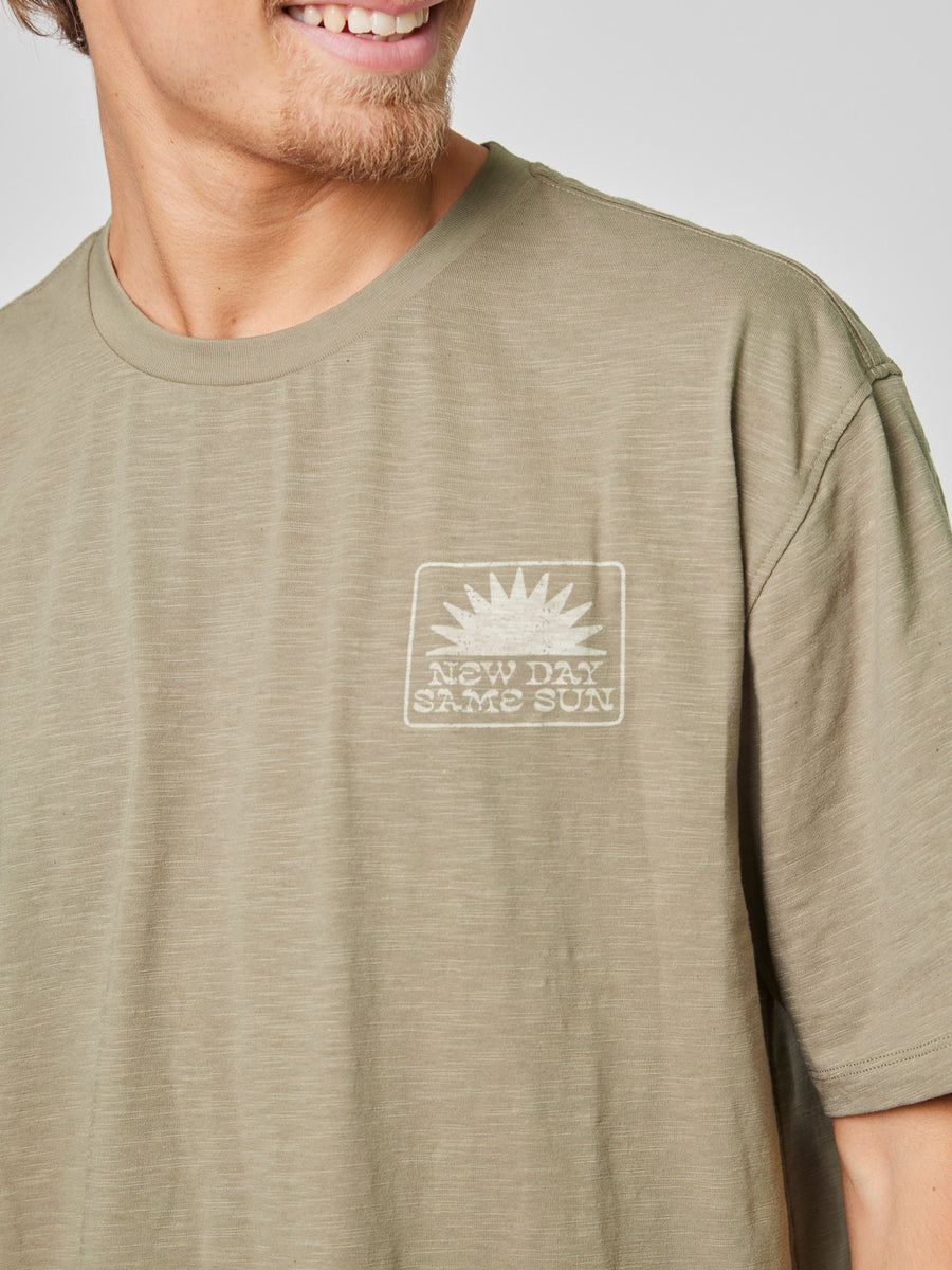Polera Verde Hombre Manga Corta Sunday
