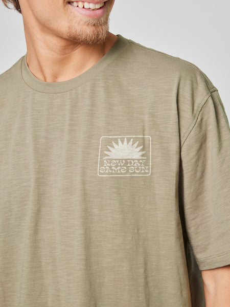 Polera Verde Hombre Manga Corta Sunday