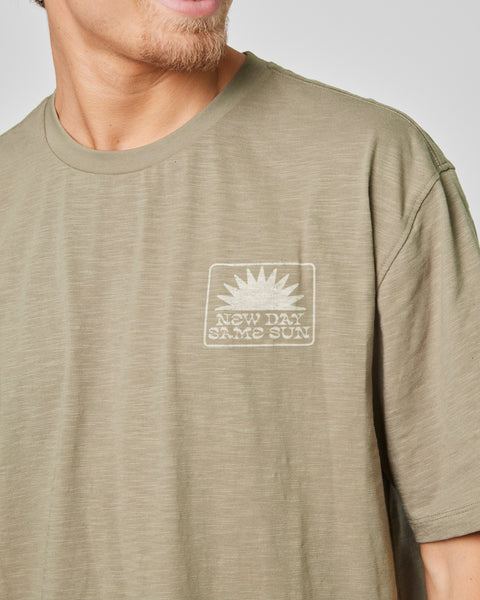 Polera Verde Hombre Manga Corta Sunday
