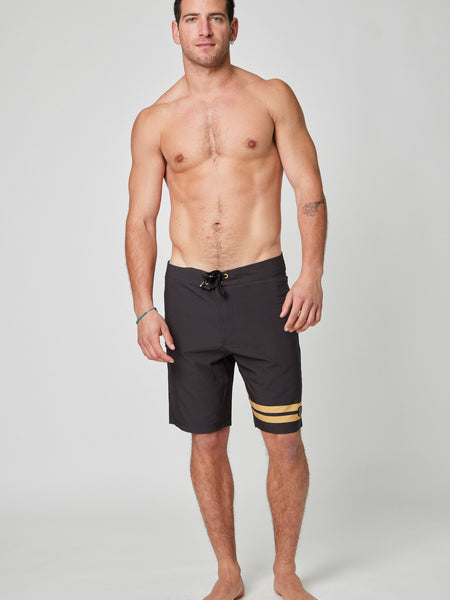 Traje de baño Stripes Negro