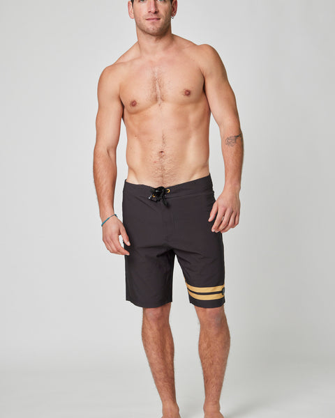 Traje de baño Stripes Negro