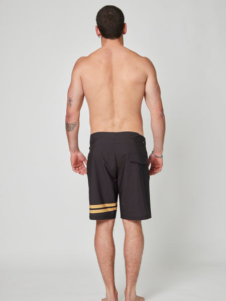 Traje de baño Stripes Negro
