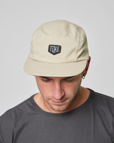 Jockey Beige Five Panel Toke