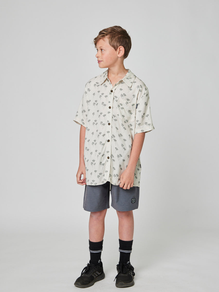 Camisa Palm Beige Kid