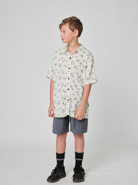 Camisa Palm Beige Kid
