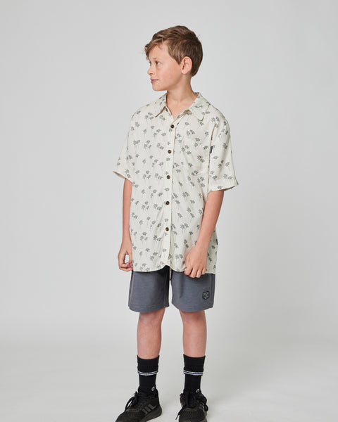 Camisa Palm Beige Kid