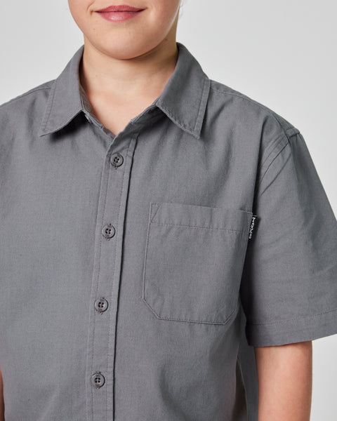 Camisa Solid Gris Kid