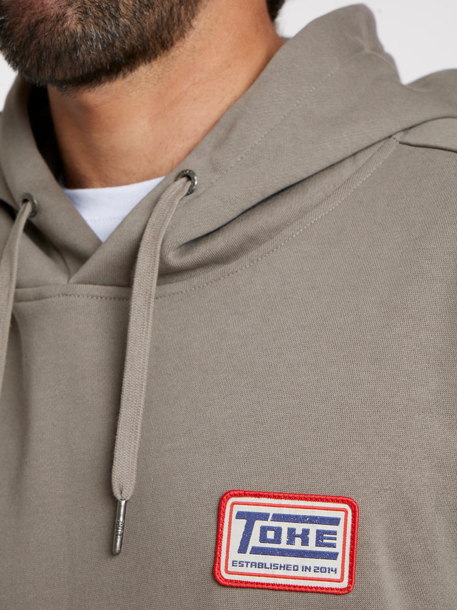 Hoodie Gris Hombre Toke