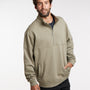 Polerón Verde Hombre Half Zip