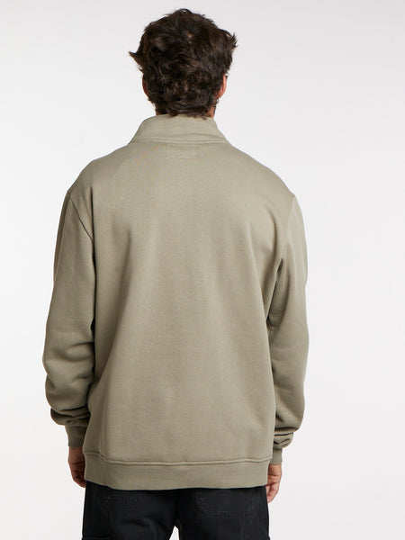 Polerón Verde Hombre Half Zip
