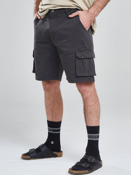 Short Cargo Gris
