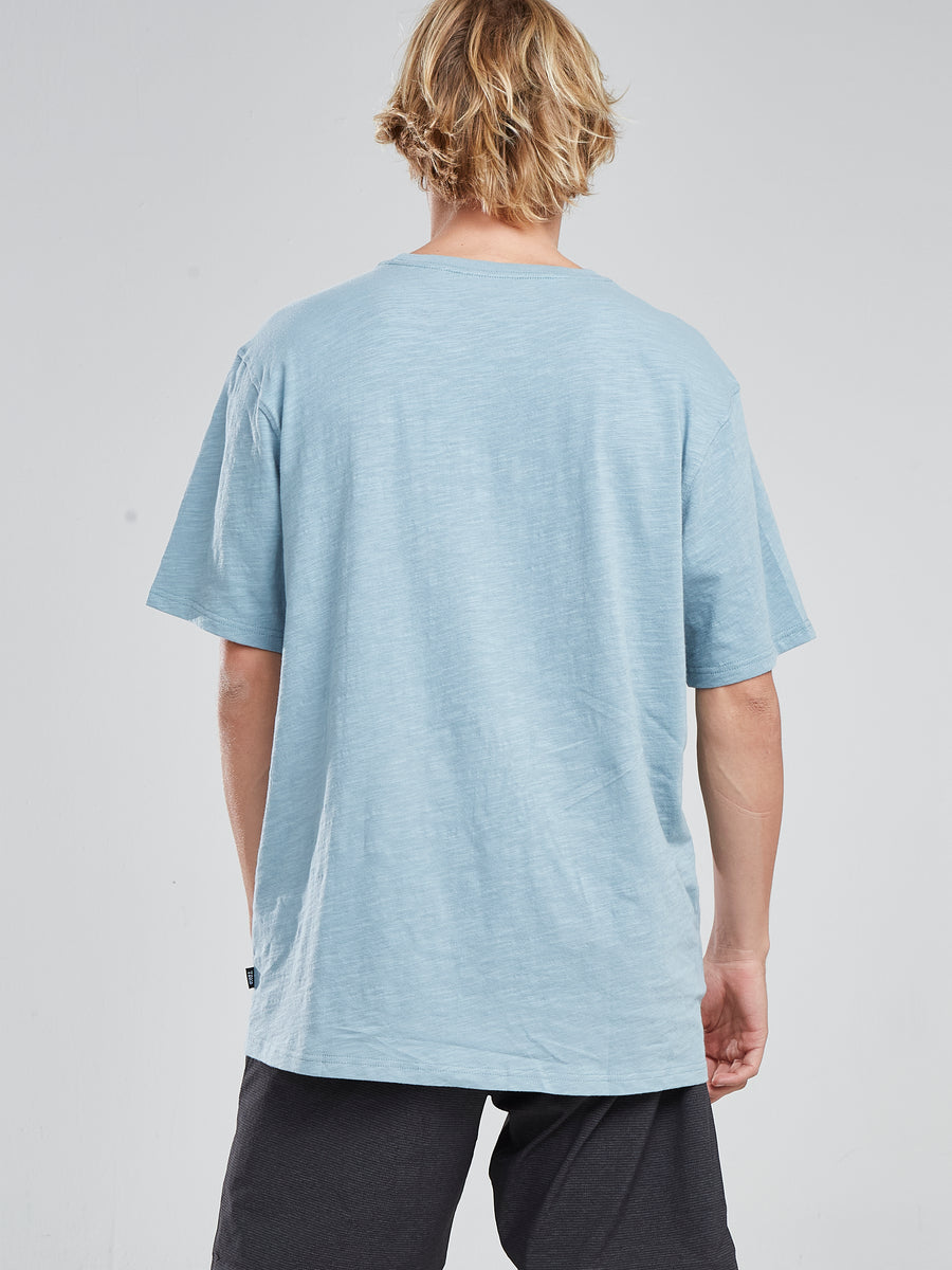 Polera Bolsillo Celeste