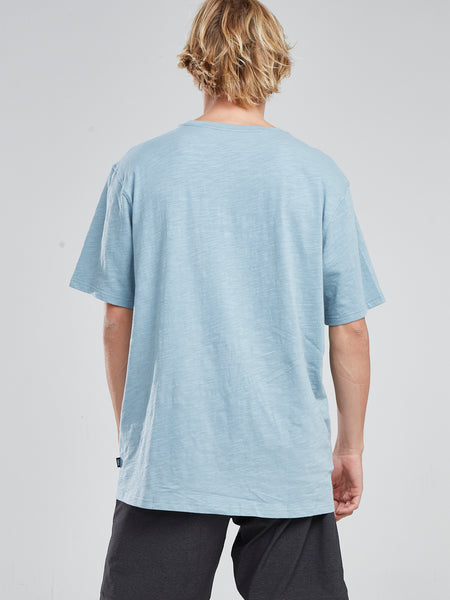 Polera Bolsillo Celeste