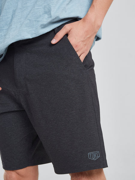 Short Hibrido Gris Oscuro