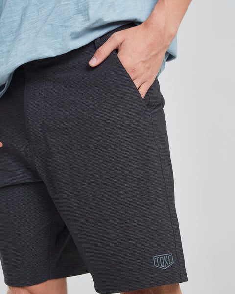 Short Hibrido Gris Oscuro