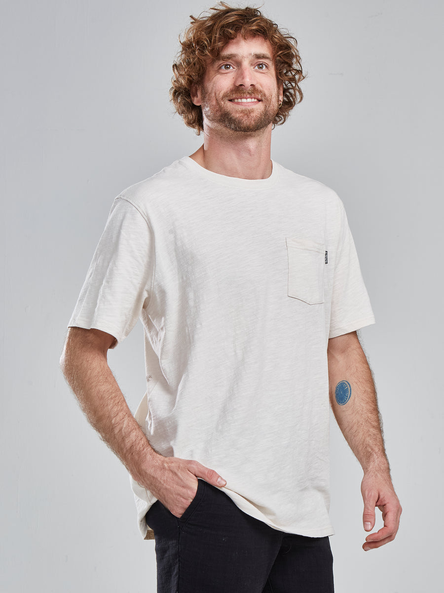 Polera Bolsillo Blanca