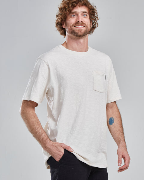 Polera Bolsillo Blanca