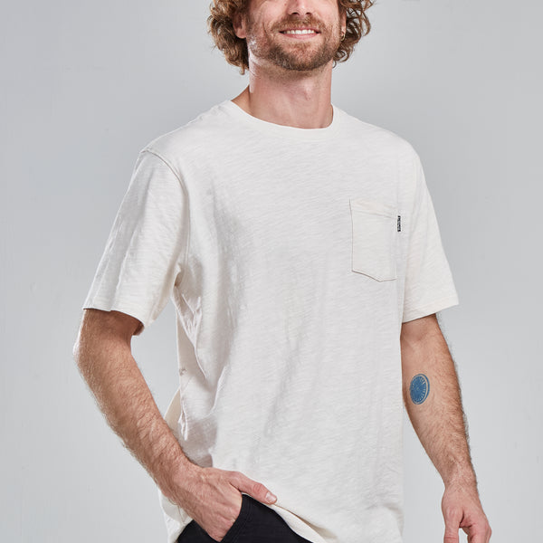Polera Bolsillo Blanca