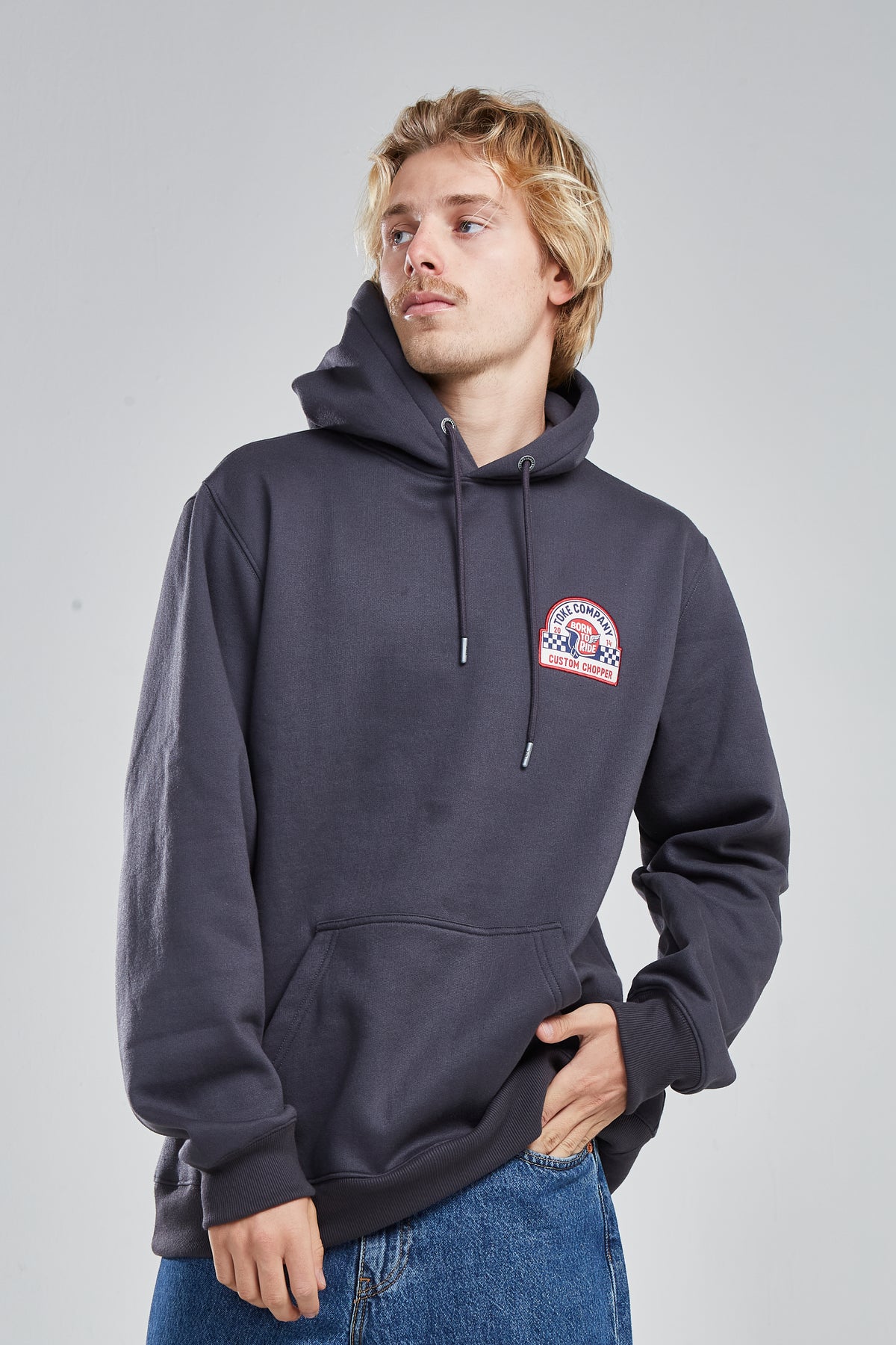 Poleron Gris Hombre Hoodie Custom