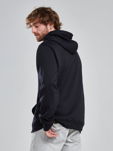 Poleron Full Zipper Negro